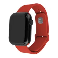 FIXED Set silikonových řemínků Silicone Sporty Strap pro Apple Watch 38/40/41mm červený