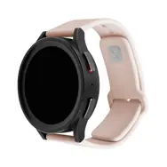 FIXED Set silikonových řemínků Silicone Sporty Strap s Quick Release 20mm pro smartwatch růžový
