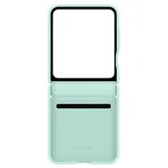Samsung Ochranný kryt z veganské kůže pro Samsung Galaxy Z Flip 6 zelená