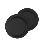 FIXED Silikonové nalepovací pouzdro Silky Sticker pro Apple AirTag double pack černé