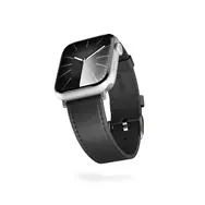 Epico Leather Watch Strap kožený řemínek pro Apple Watch 42/44/45/46/49mm černá