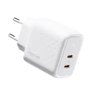 VOLTME Revo 45 Duo CC 45W bílá / GaN / 45W / 2x USB-C 