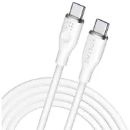 VOLTME Powerlink Moss Series CTC Kabel USB-C(M) 5A/100W 1.8m bílá / 2x USB-C(M)