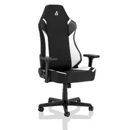 Nitro Concepts X1000 Radiant White bílá / Herní židle / látka / nastavitelná / pojezdová kolečka / nosnost 135 kg 