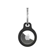 FIXED Silikonové pouzdro silky pro Apple AirTag černé