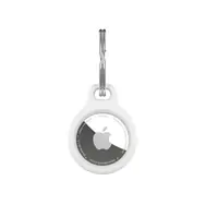 FIXED Silikonové pouzdro silky pro Apple AirTag bílé