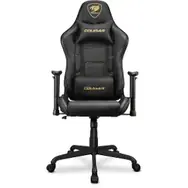 COUGAR Armor Elite Royal černo-zlatá / Herní židle / nastavitelná / syntetická kůže / pojezd. kolečka / nosnost 120 kg 