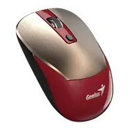 Genius NX-7125 zlato-červená / Optická bezdrátová myš / 1200 dpi / Copilot / 4 tlačítka