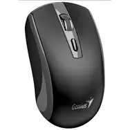 Genius ECO-8150 černo-šedá / Optická bezdrátová myš / 1200 dpi / Copilot / 4 tlačítka / dobíjecí