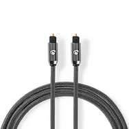 Nedis Optický audio kabel TosLink (M) - TosLink (M) 3.00 m šedá 