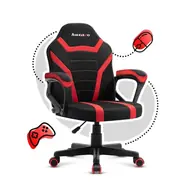 Huzaro Ranger 1.0 MESH červená / Dětská herní židle / nastavitelná / nosnost až 130 kg / látka & síťovina