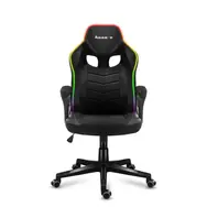 Huzaro Force 2.5 Mesh RGB černá / Herní židle / nastavitelná / nosnost až 140 kg / látka & síťovina