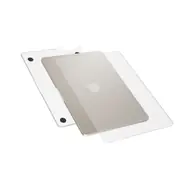 Rozbaleno - Epico Slim Shell kryt pro Macbook Air 13" 2018/2020 (A1932/A2179/M1 Air A2337) matná transparentní / rozbaleno