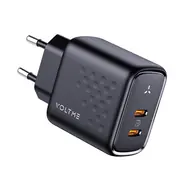 Rozbaleno - VOLTME Revo 45 Duo CC 45W černá / GaN / 45W / 2x USB-C  / rozbaleno
