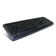 Rozbaleno - C-TECH KB-102-BL Slim klávesnice  / CZ/SK / PS/2 / černá / rozbaleno