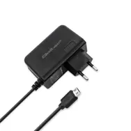 Rozbaleno - Qoltec 51022 Síťová nabiječka 1.4m černá / 15W / 5V / 3A / Micro-USB / rozbaleno