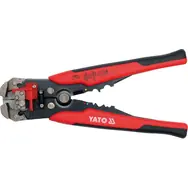 YATO Kleště odizolovací a konektorové univerzální / Délka 205 mm / Konektor 7-8 mm / Průřez kabelu 0.2 - 6 mm2