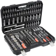 YATO YT-38931 Sada nástrčných klíčů s ráčnou 1|4" | 3|8" | 1|2" / Bity | Gola | Inbus | PH | TORX / 173 ks