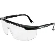 YATO Ochranné brýle čiré typ 9844 / Optická třída 1 / Typ filtru 2C / Polykarbonát / Evropský standart EN 166