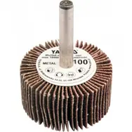YATO Brusný lamelový kotouč / Radiální 40x20 mm / Průměr stopky 6 mm / Zrnitost 80