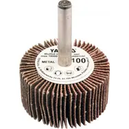 YATO Brusný lamelový kotouč / Radiální 40x20 mm / Průměr stopky 6 mm / Zrnitost 100