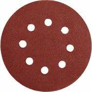 YATO Brusný papír s otvory / Průměr 125 mm / Zrnitost 120 / Suchý zip / 5 ks