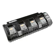 Makita DC18SF / Nabíječka pro čtyři akumulátory / 14.4V LTX / 18V Li-ion / 1.3-5.0 Ah