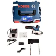 BOSCH GKS 12V-26 - 2x aku / Aku kotoučová pila / 12V / 1400 ot-min / průměr 85mm / hl. řezu 26.5mm / 2x aku a nabíječka