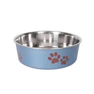 Karlie Miska nerezová s plastovým opláštěním metalická modrá 23cm 2200ml