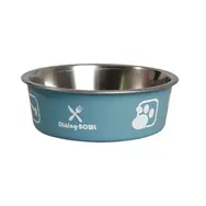 Karlie Miska nerezová s plastovým opláštěním modrá 12cm 300ml