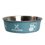 Karlie Miska nerezová s plastovým opláštěním modrá 17.5cm 800ml
