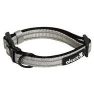 Alcott Adventure šedá - velikost S / reflexní obojek pro psy