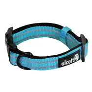 Alcott Adventure modrá - velikost M / reflexní obojek pro psy