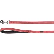 Flamingo Delu Vodítko s neoprenovým polstrováním červená 130x1.5cm