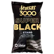 Sensas Vnadící směs 3000 Super Black Etang (Jezero-černá) 1kg