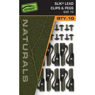 FOX Závěska Naturals Slik Lead Clip & Pegs Velikost 10 10ks