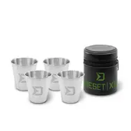 Delphin Set nerezových pohárků RESET XL 4v1 70ml 4ks