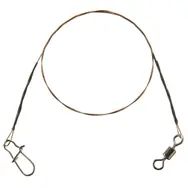 Cormoran Lanko 1x7 Wire Leader  Swivel and Snap Hook 6kg 70cm 2ks
