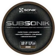 Sonik Vlasec Subsonik Brown 3000m 0,35mm 18lb