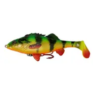 Savage Gear Gumová nástraha 4D Perch Shad (Line Thru) 20cm 100g SS Firetiger