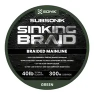 Sonik Šňůra Subsonik Sinking Braid 300m 0,20mm 40lb