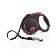 Flexi Black Design L 5m/50kg růžová / Vodítko