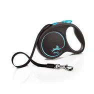 Flexi Black Design L 5m/50kg světle modrá / Vodítko