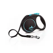 Flexi Black Design M 5m/25kg světle modrá / Vodítko
