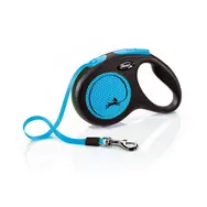 Flexi New Neon M 5m/25kg modrá / Vodítko