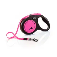 Flexi New Neon M 5m/25kg růžová / Vodítko