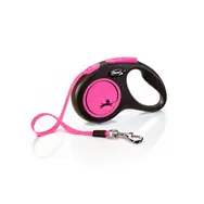 Flexi New Neon S 5m/15kg růžová / Vodítko