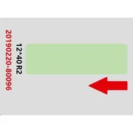 Niimbot štítky 12x40mm pro D11 a D110 zelená / 160ks 