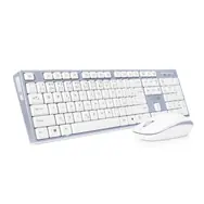 CONNECT IT CKM-7510-CS Combo bílá / Set bezdrátové klávesnice + myši / CZ + SK layout / USB / 1000DPI 