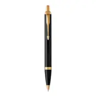 PARKER Royal IM Black GT hrot M / kuličkové pero / barva náplně: modrá